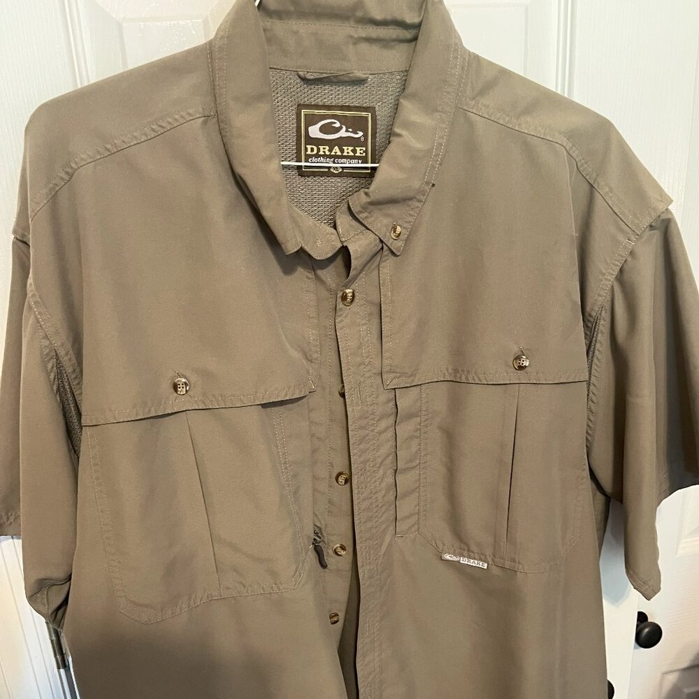 Drake Waterfowl S/S Wing Shooters Shirt